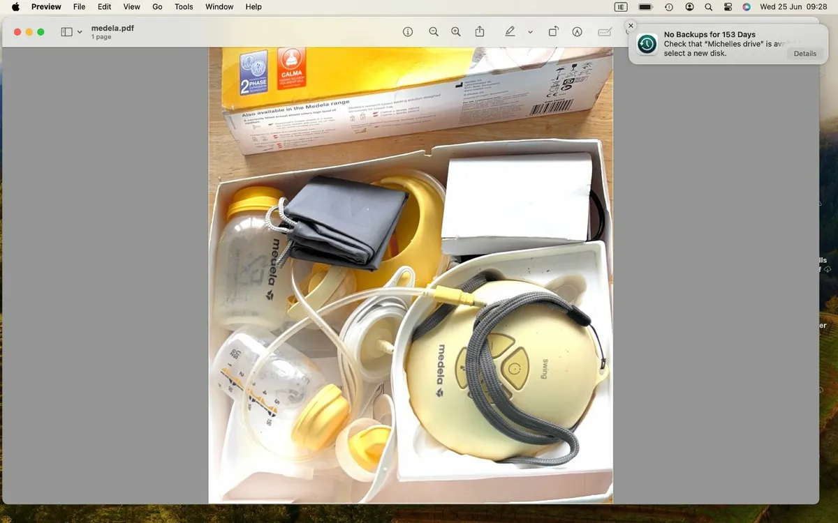 Medela single electric swing pump