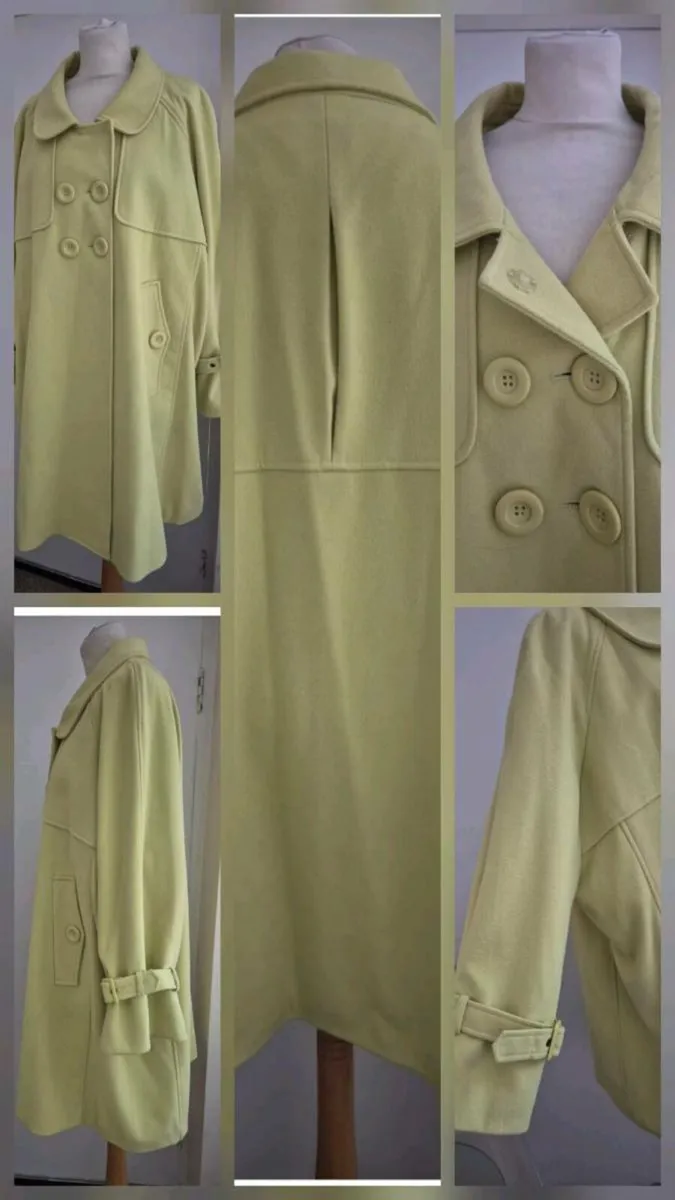 New wool mix winter coat sz 22/24 - Image 1