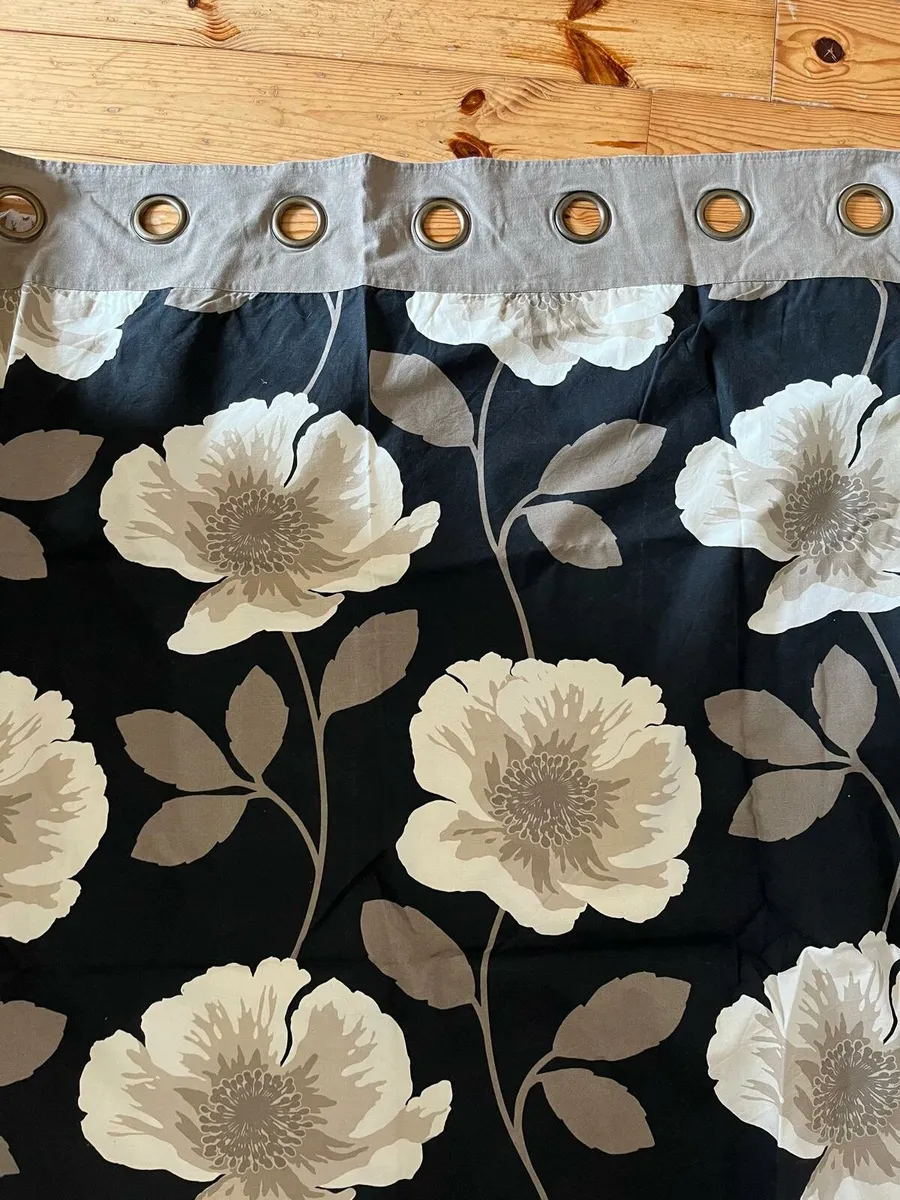 Black & Cream curtains from Next