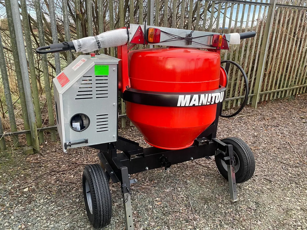 New Petrol Manitou Cement Mixers - €2,500 + VAT - Image 1