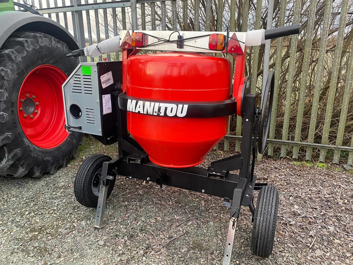 New Petrol Manitou Cement Mixers - €2,500 + VAT - Image 2