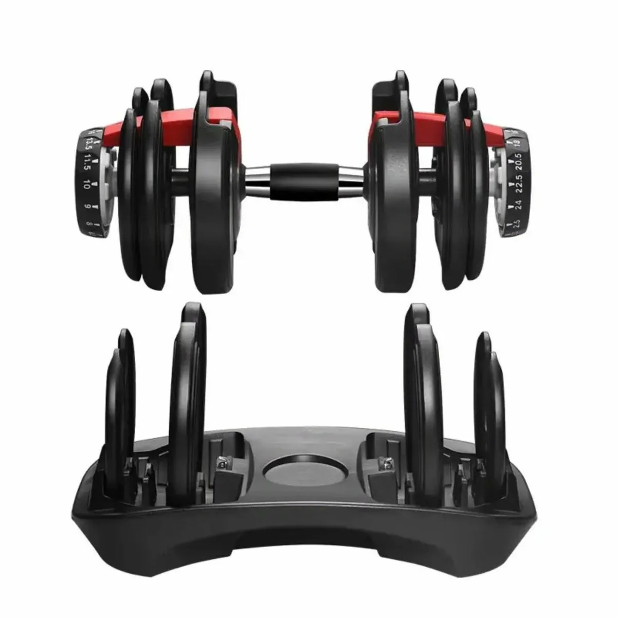 40kg Adjustable Dumbbell Set-Free delivery - Image 2