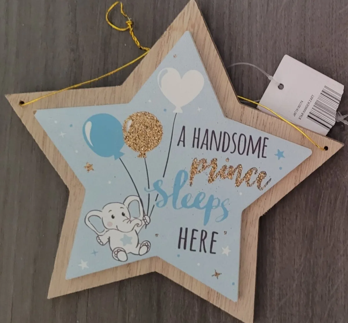 Star sign for baby boy room