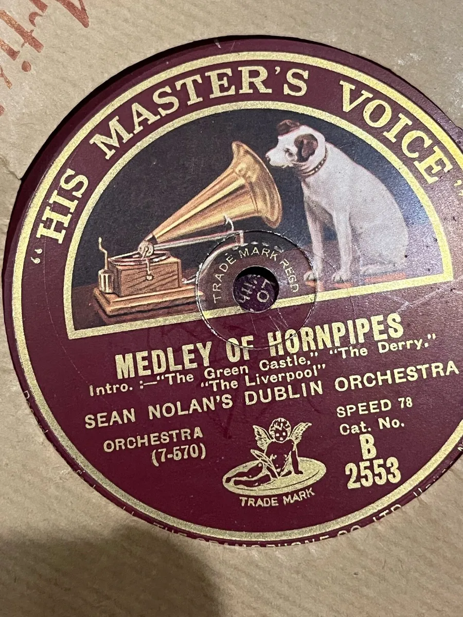 Vintage Traditional Irish Music 78 Speed Records - Image 2