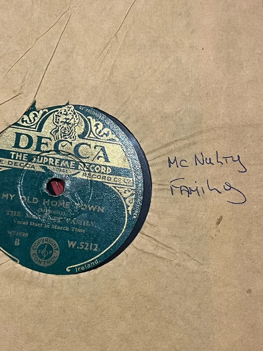 Vintage Traditional Irish Music 78 Speed Records - Image 4