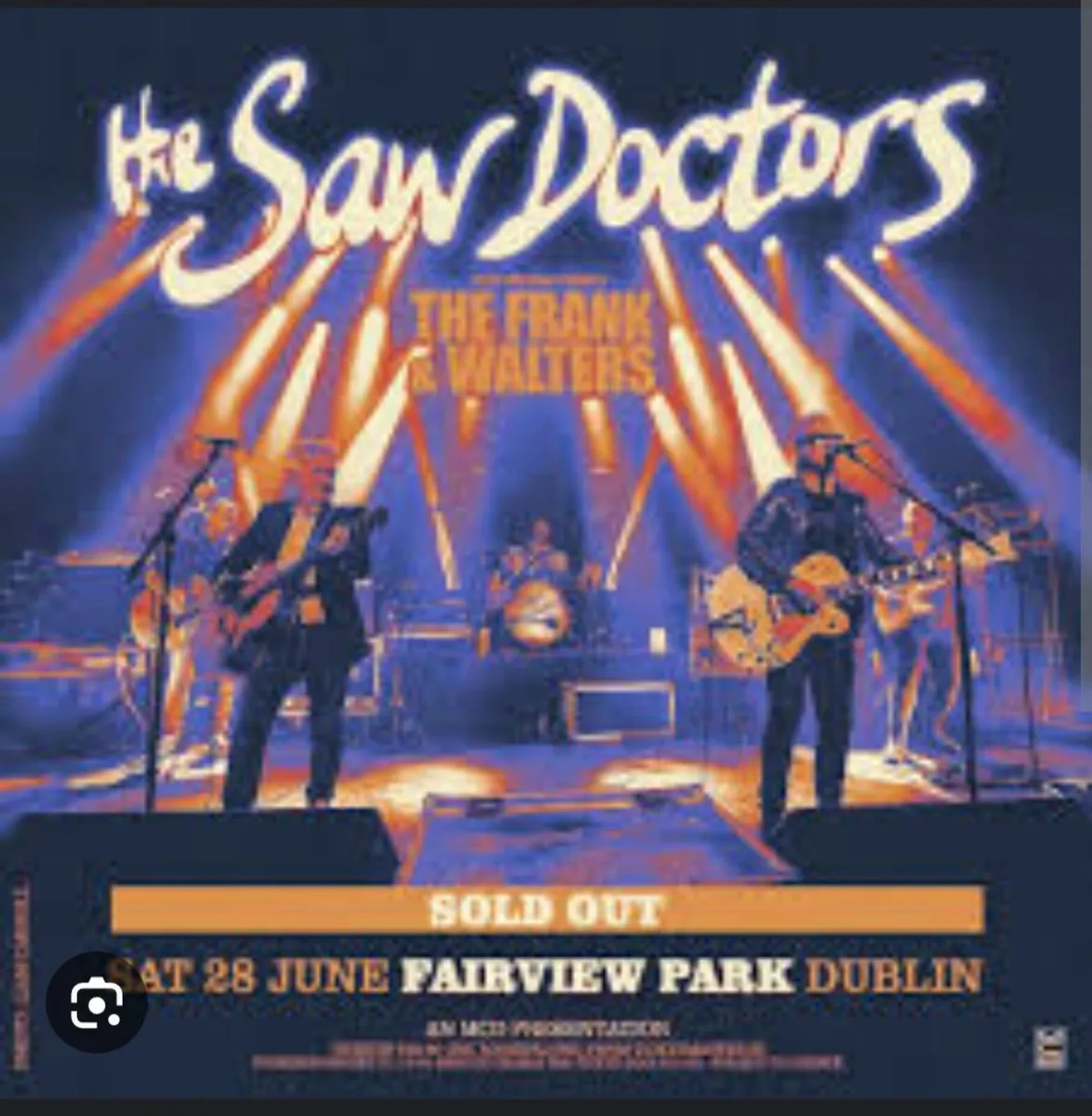 Saw Doctors tickets x 2