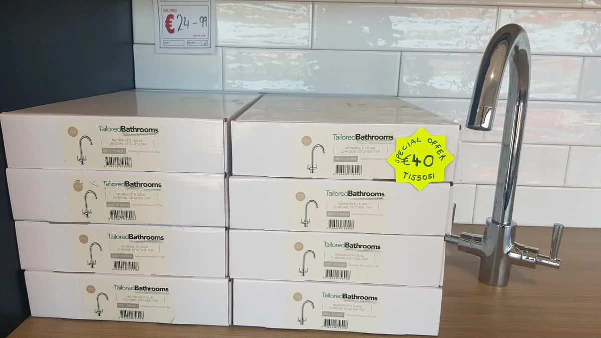 ⚡ Chrome Kitchen Tap €40 ⚡ - Image 1