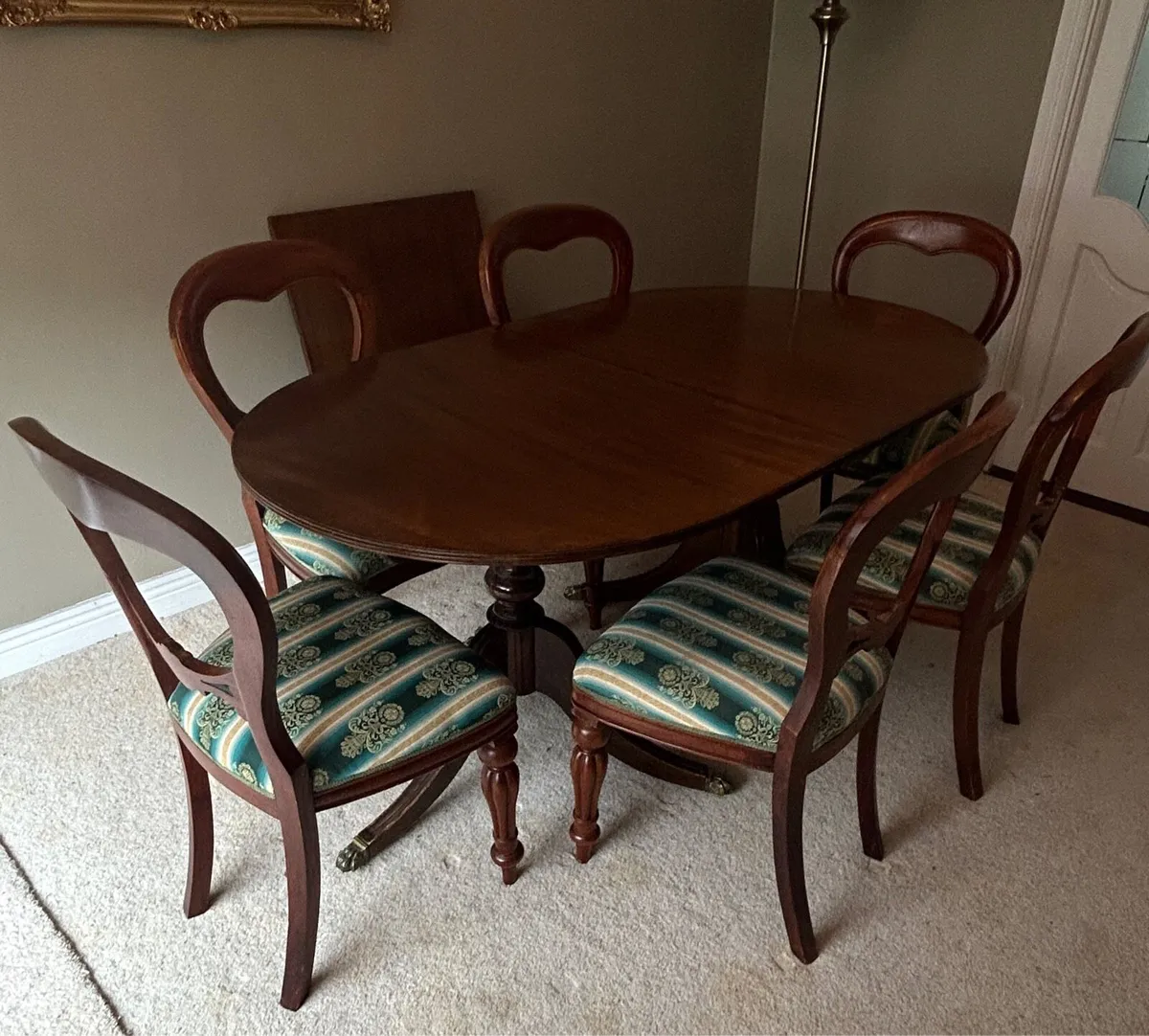 Table and chairs