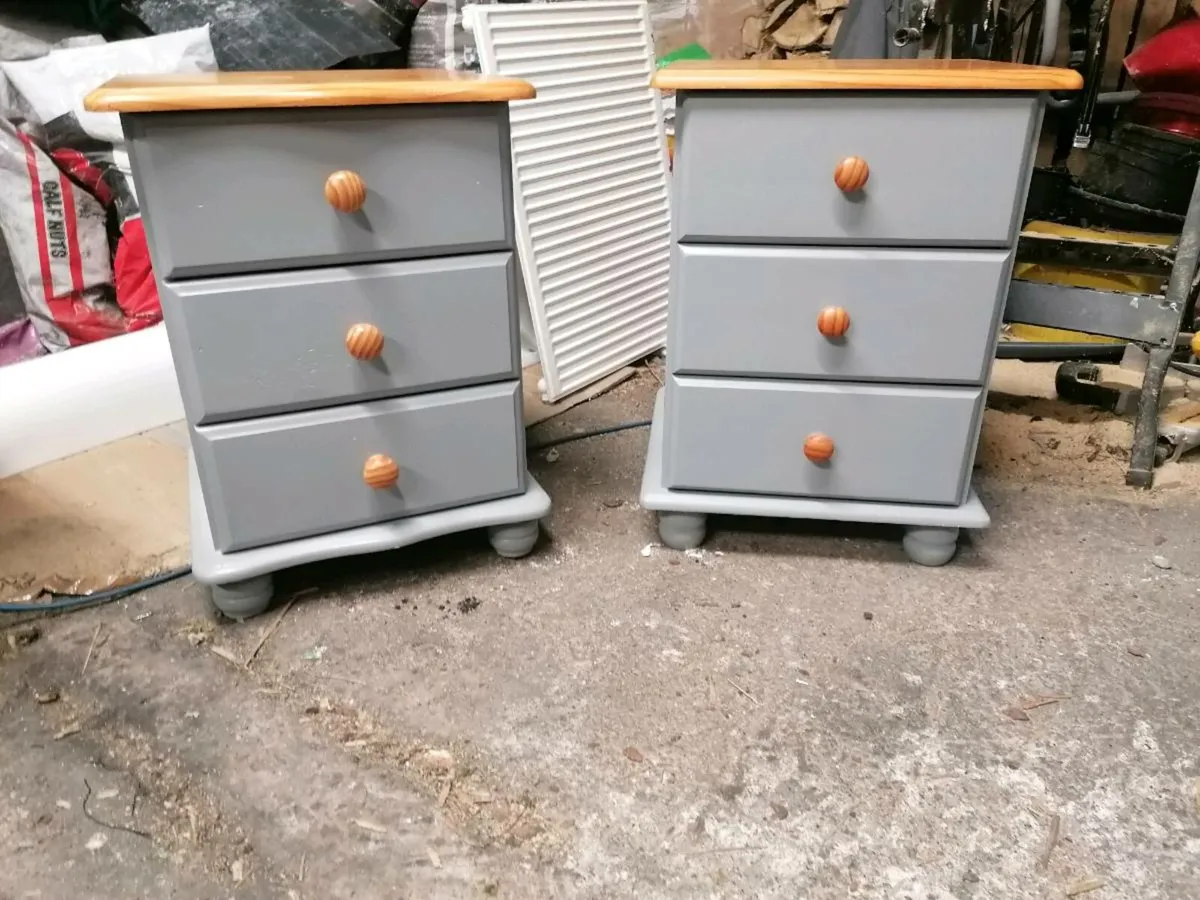 Bed side lockers - Image 1