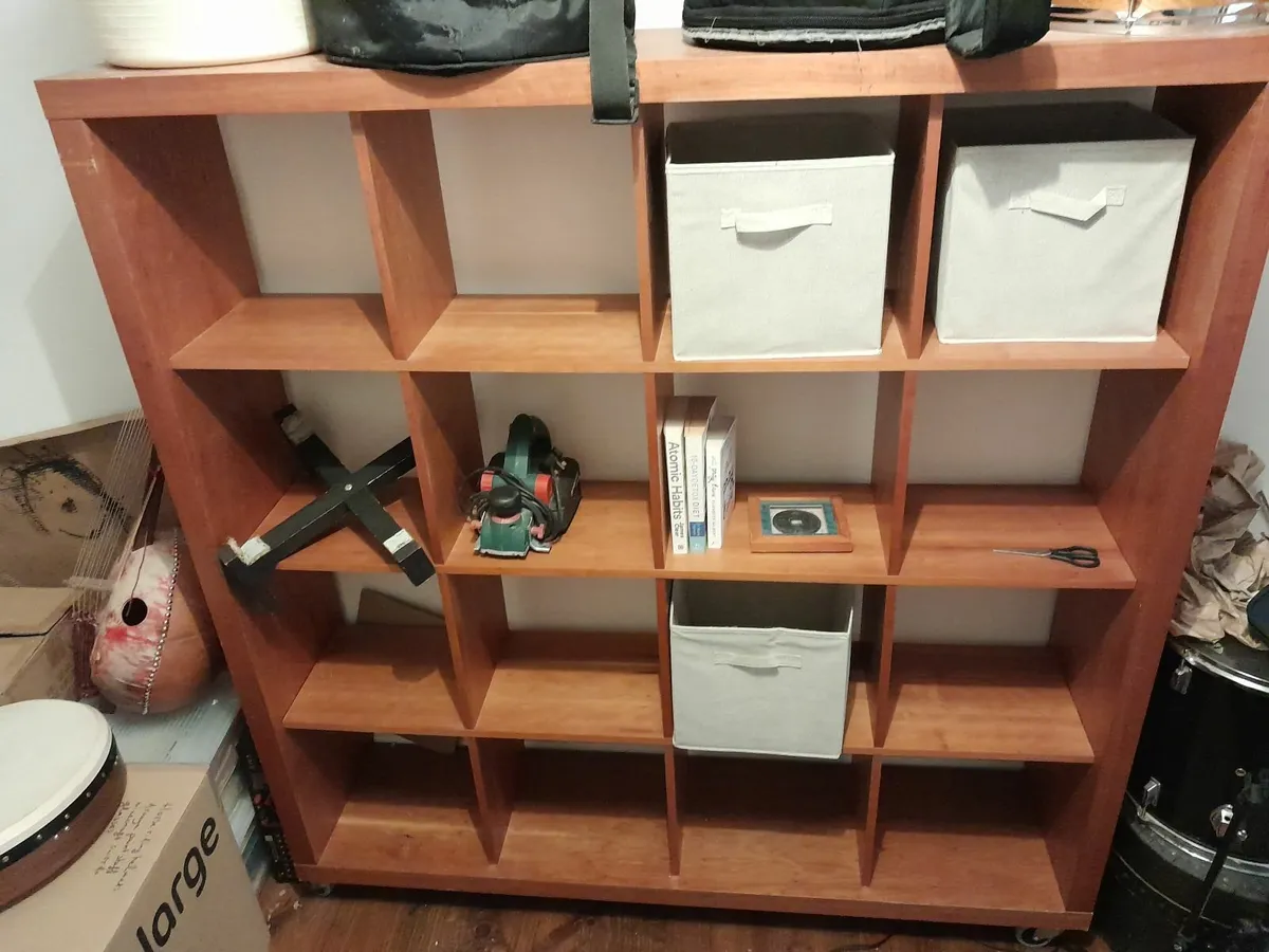 Large sturdy shelving unit on wheels - Image 4