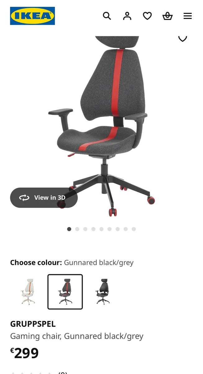 Ergonomic Gaming Chair (Collection only) - Image 4