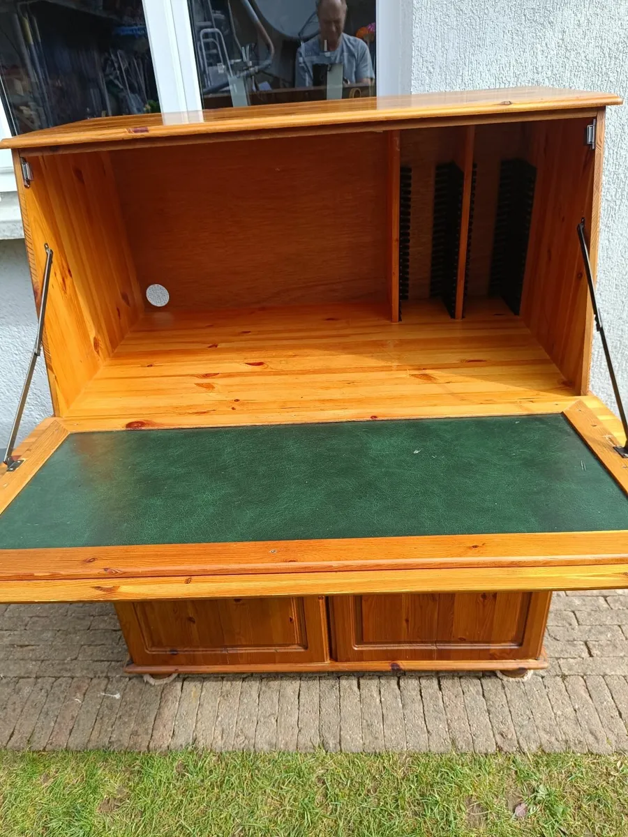 Pine writing bureau - Image 3