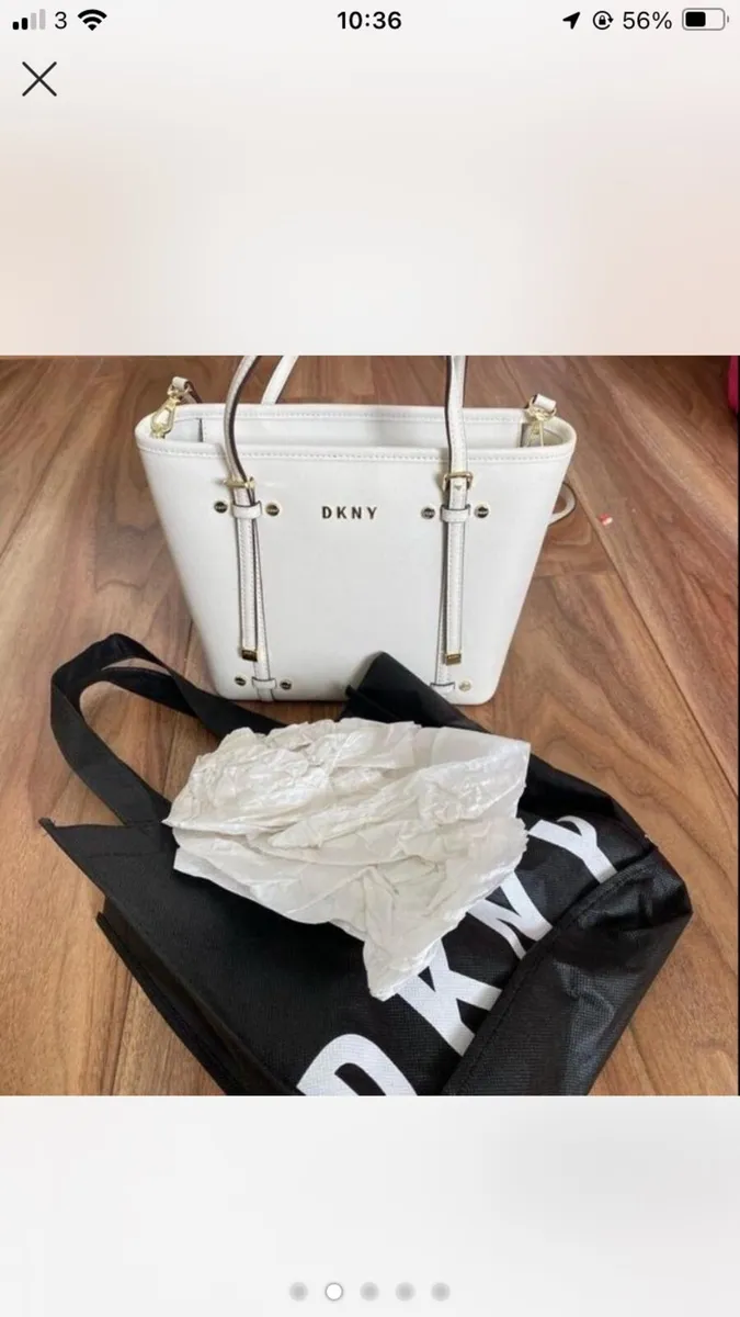 NEW DKNY white handbags