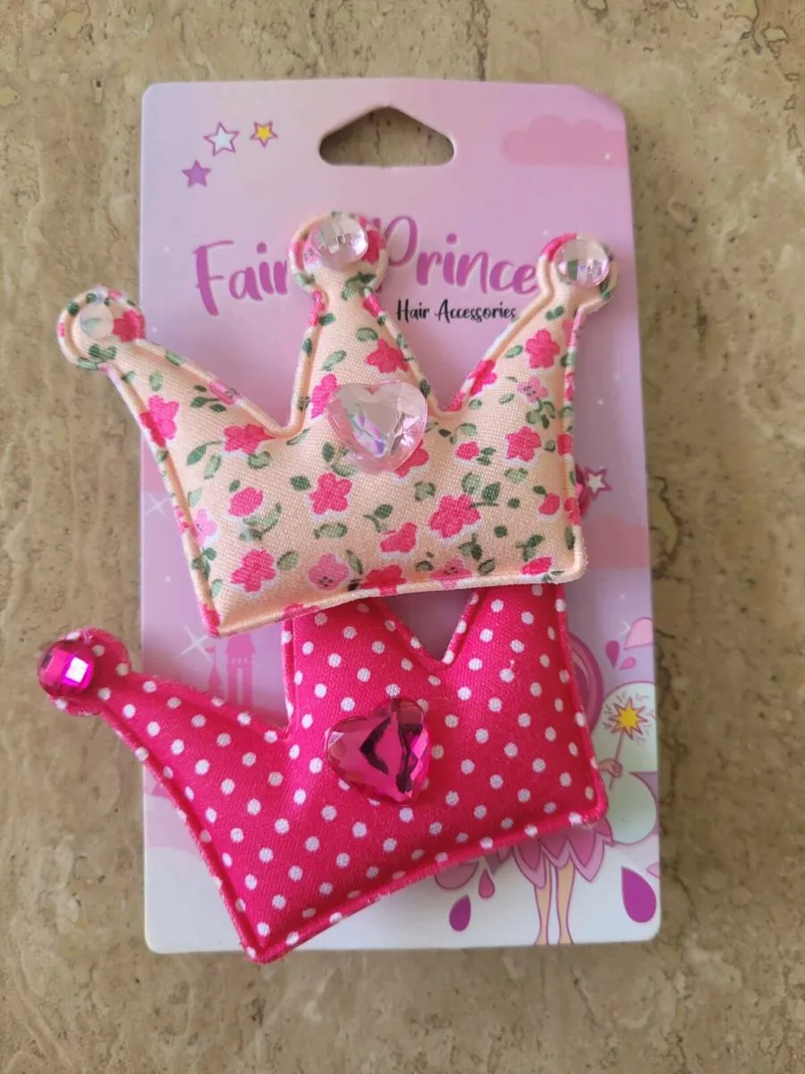 Baby girl crown ties for hair - Image 1