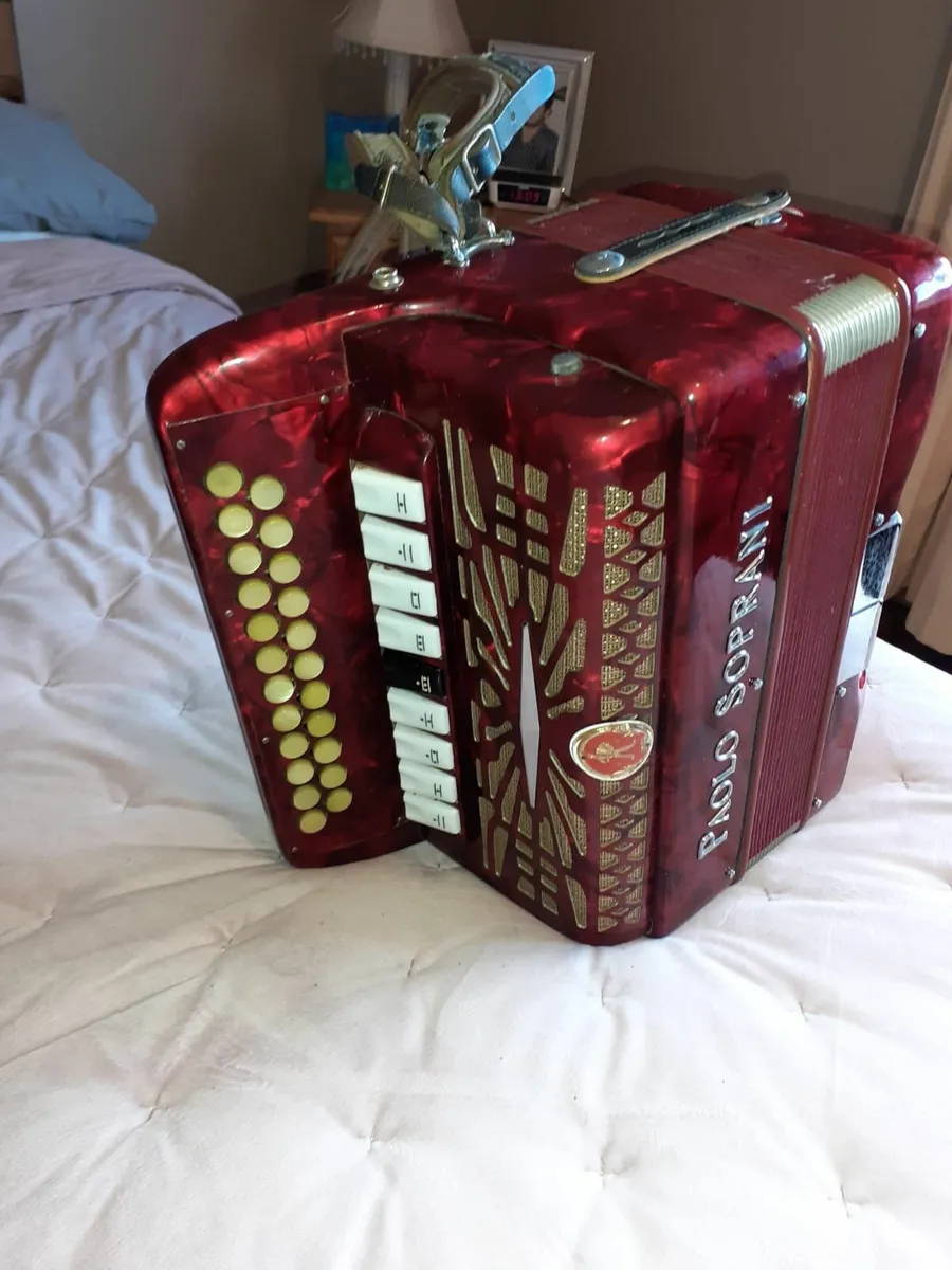 Paulo Soprani 2 Row Button Accordion - Image 1