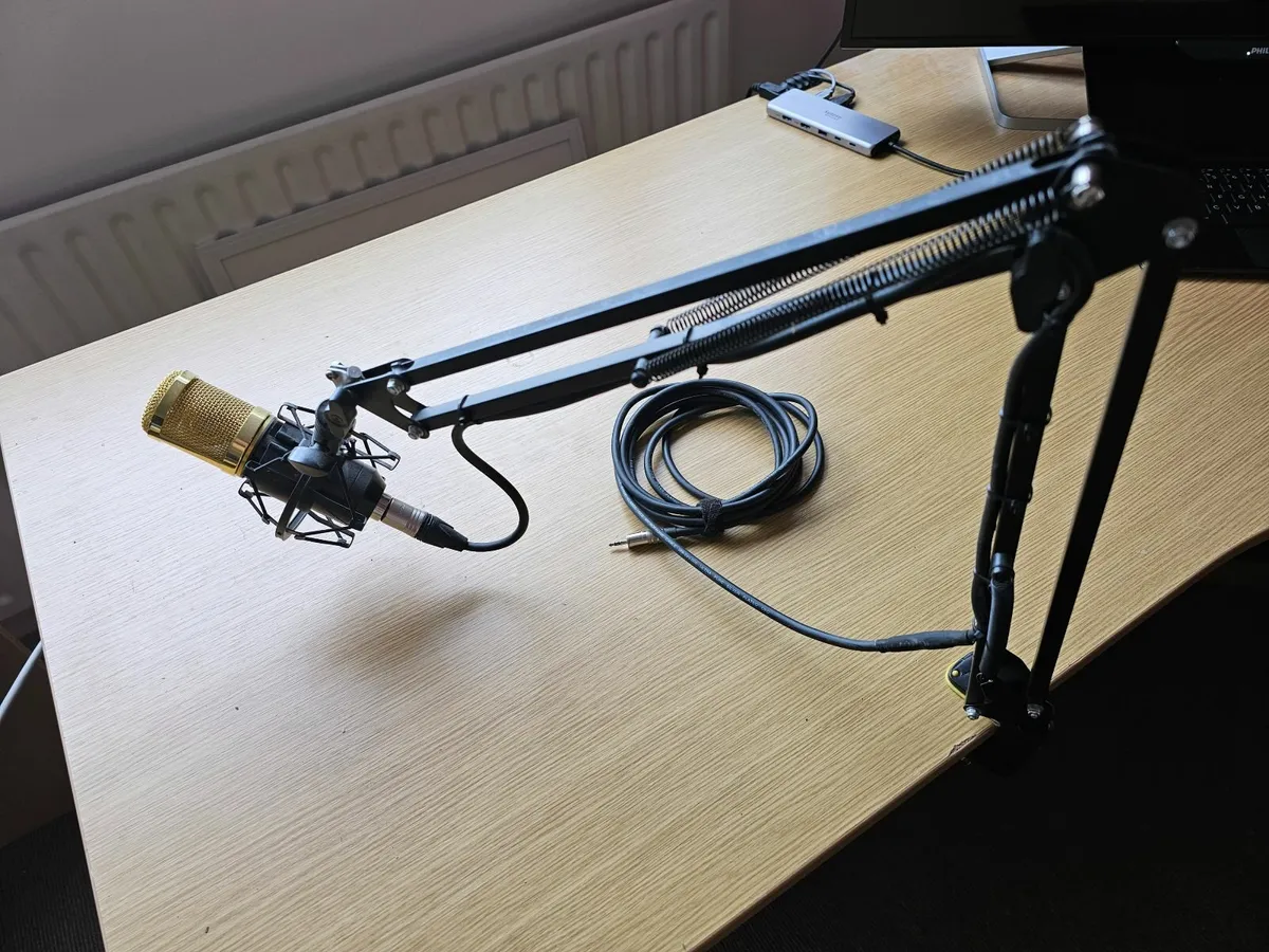 Condenser microphone and arm - Image 1