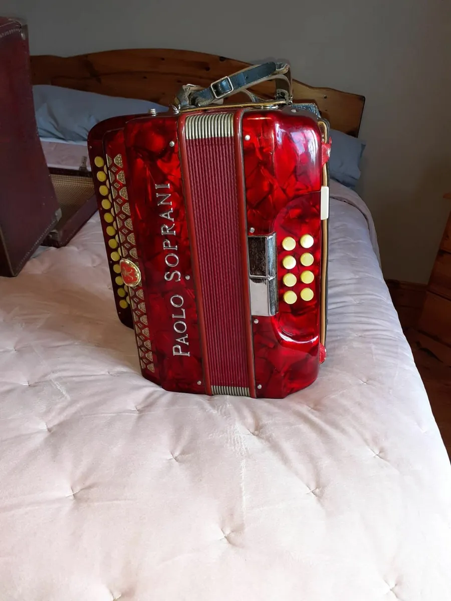 Paulo Soprani 2 Row Button Accordion - Image 4