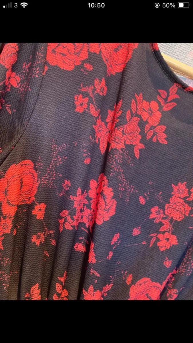 Boohoo floral rose Dress - Image 2