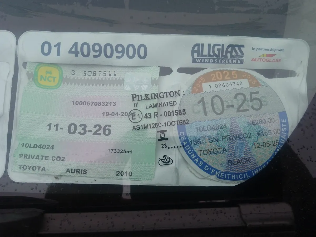 2010 AURIS 1.4 TAXED END 10/25 NCT 11/03/2026 - Image 3
