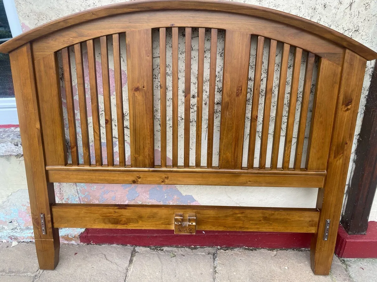 Solid timber headboard