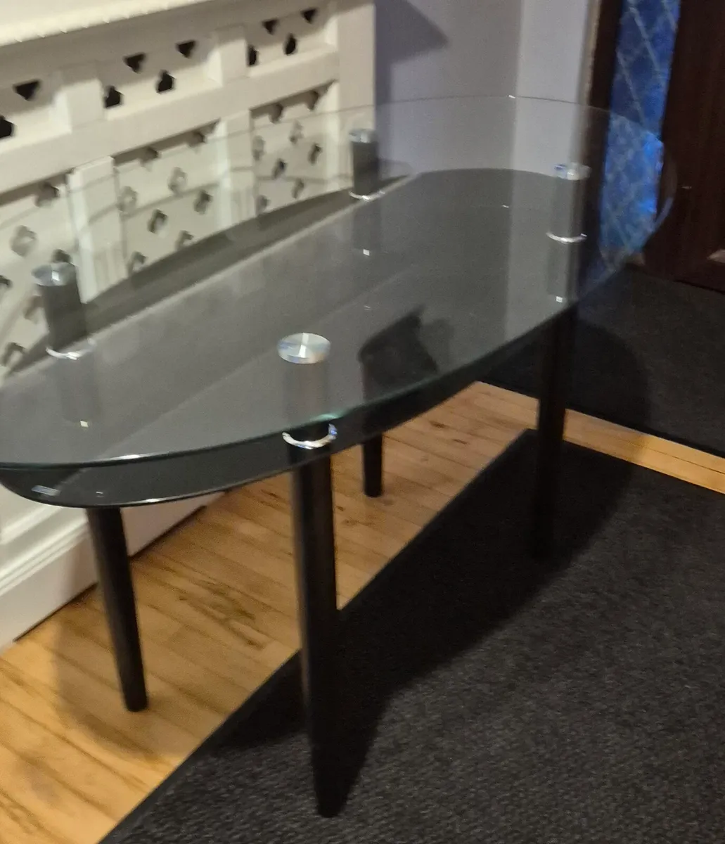 Glass tables brand new in the box - Image 1
