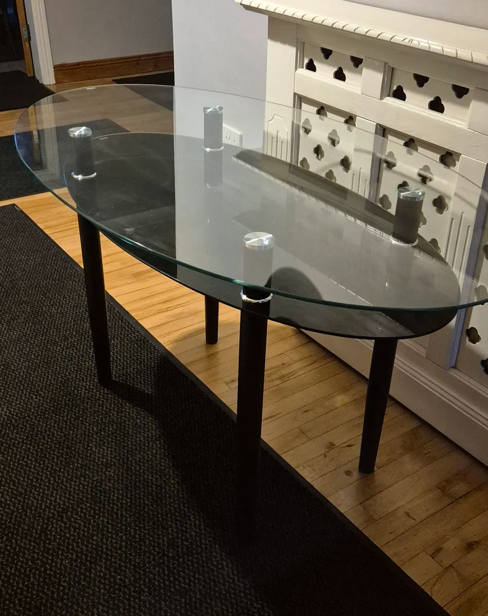 Glass tables brand new in the box - Image 3