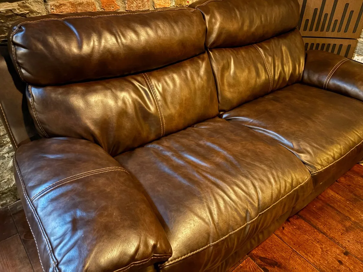 Leather Sofa / Couch - Image 2