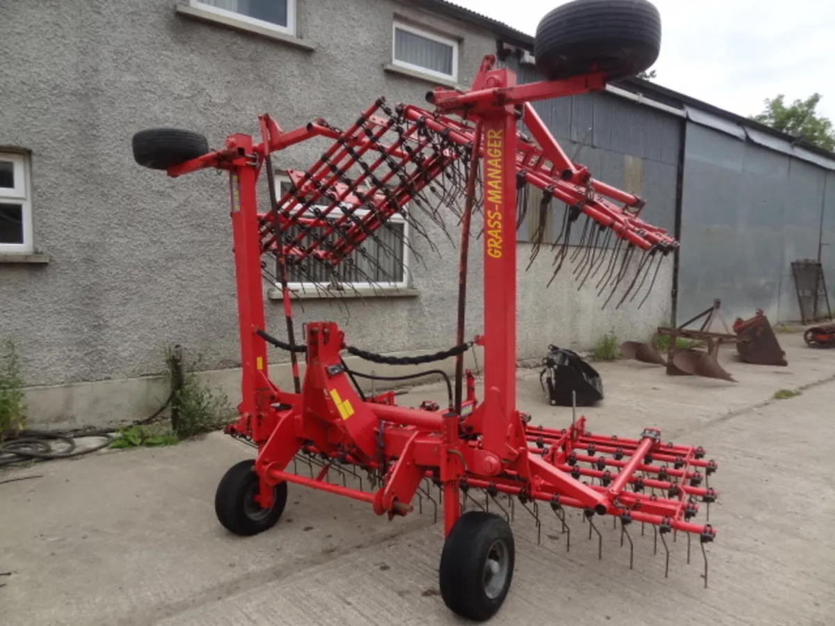 Einbock 6 Metre Tine Grass Harrow - Image 2