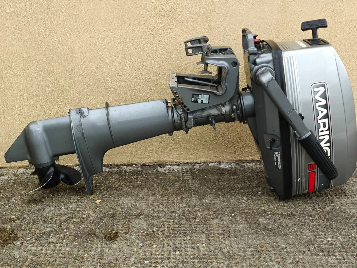 Mariner 5hp outboard boat engine - Image 3