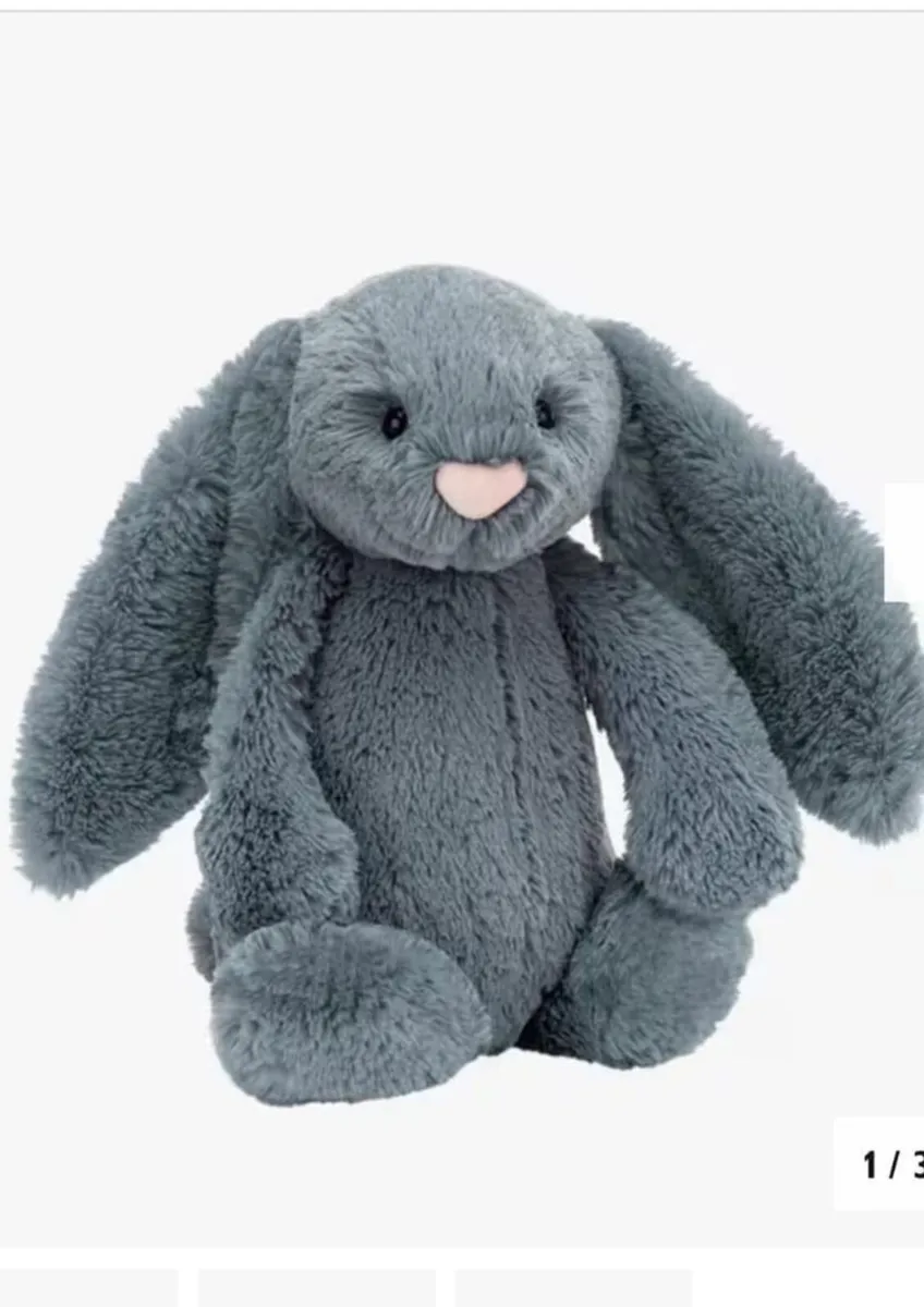 Dusky blue Jellycat bunny