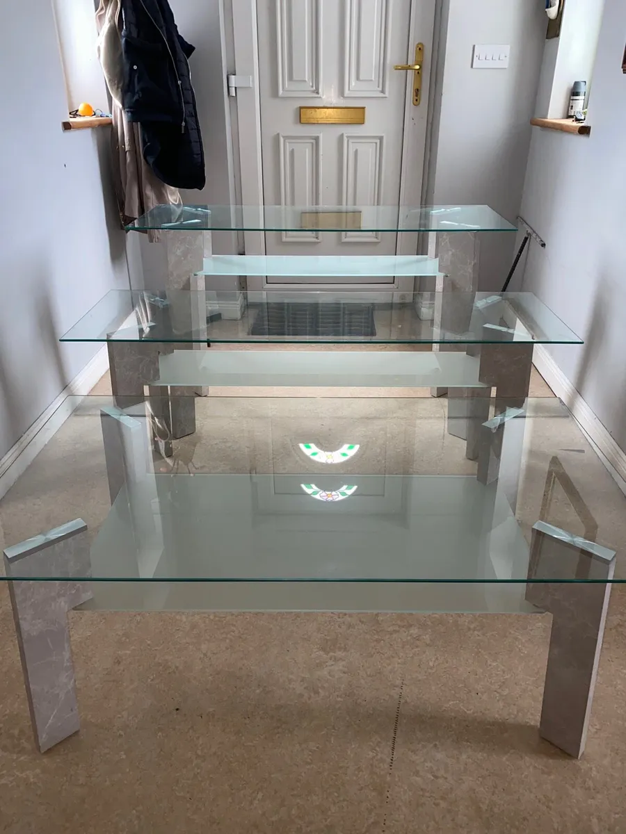 Glass Table Set Of 3 - Image 1