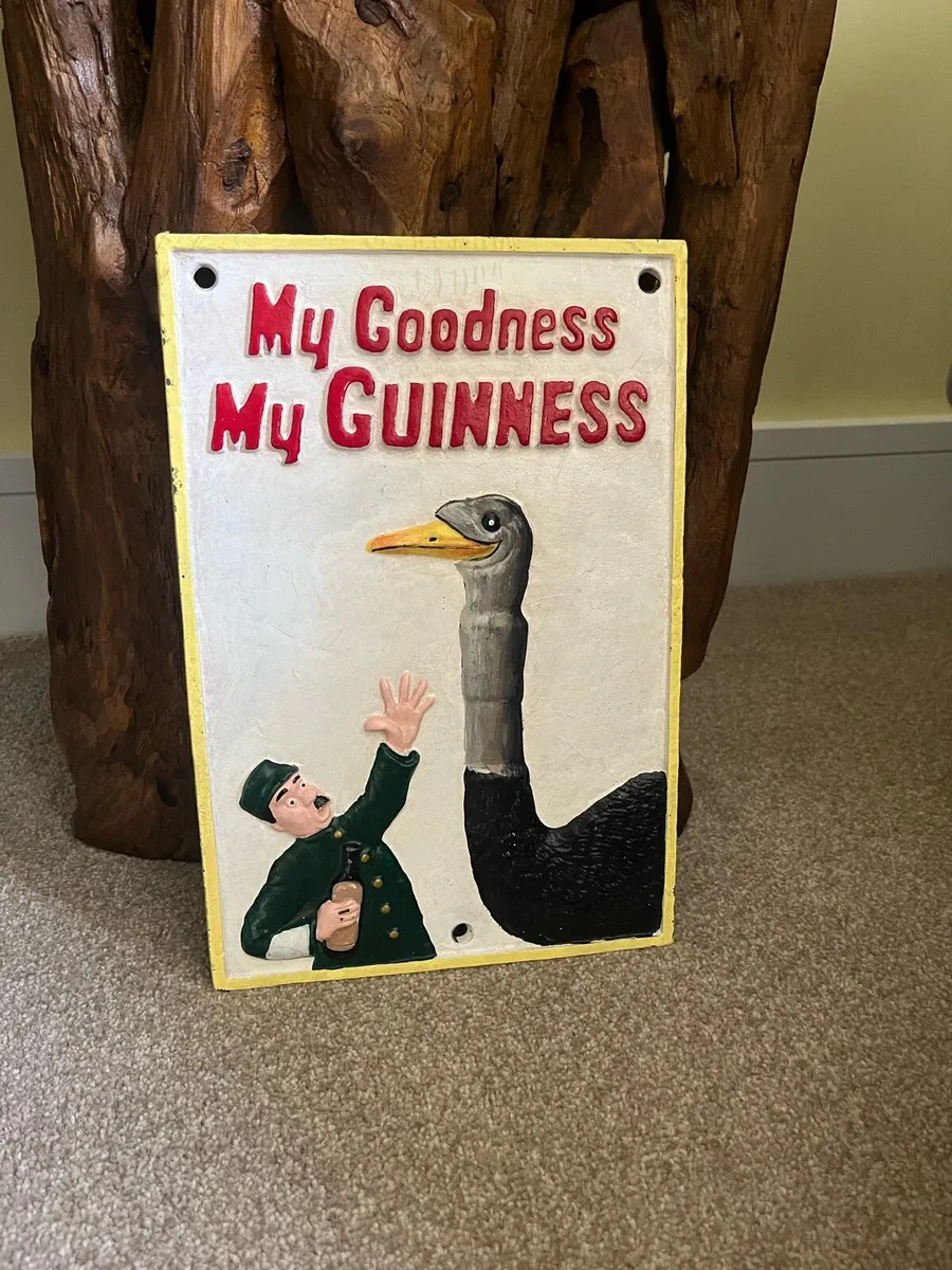 Cast Iron Guinness Sign
