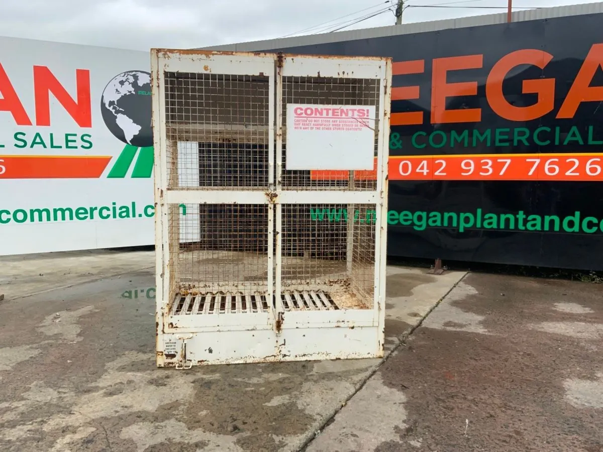 CHEMICAL STORAGE (COSHH) CAGE.......3731-1. - Image 1