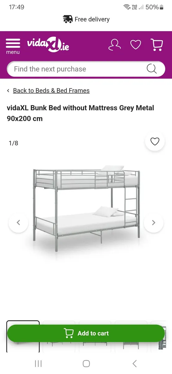 Brand new bunk bed and mattress - Image 1