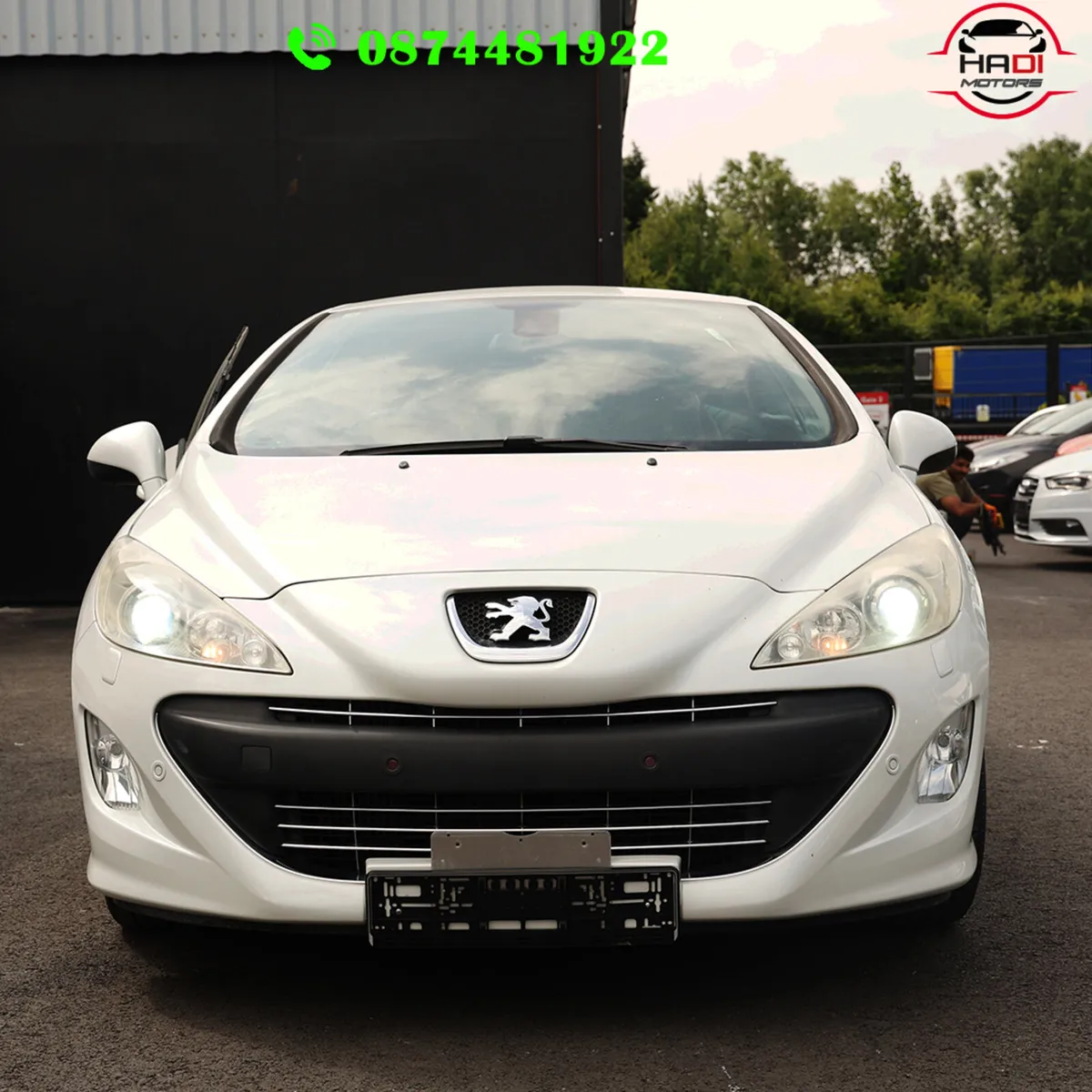 308 coupe 2010 white - Image 2