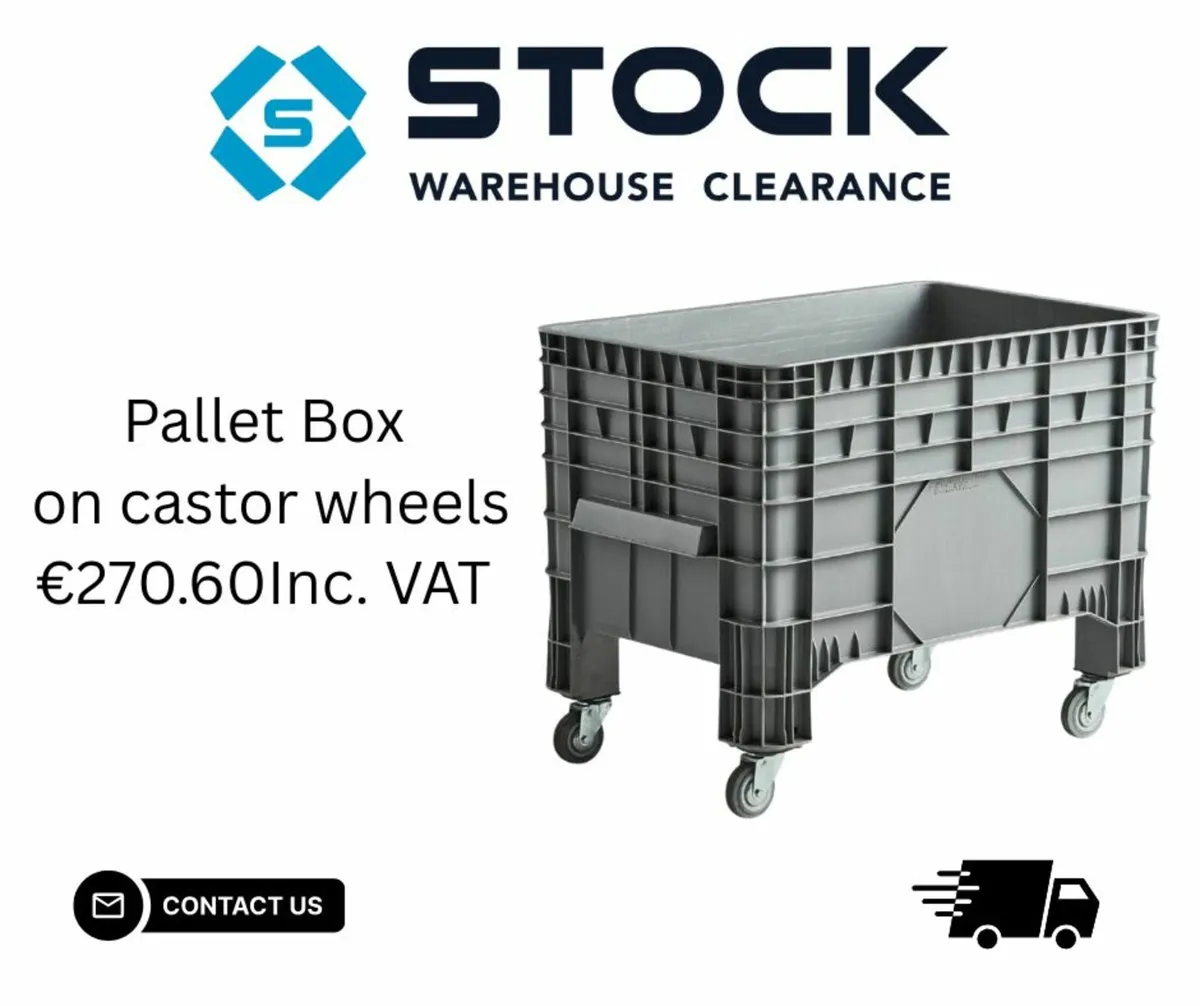 Pallet box on wheels - Image 1