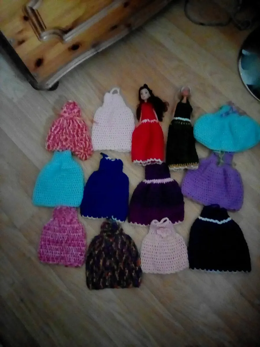 Handmade dolls dresses
