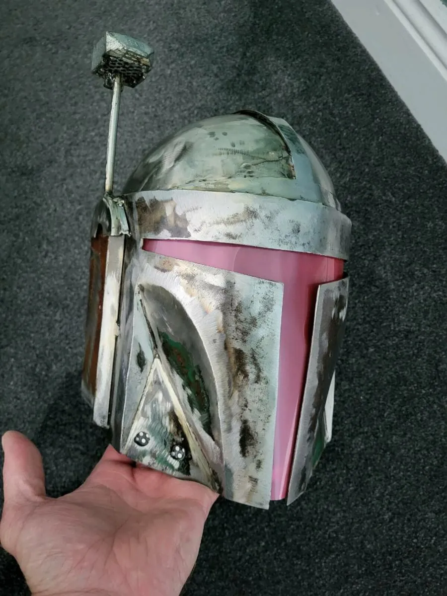 STEEL Mandolorian helmet - Image 2