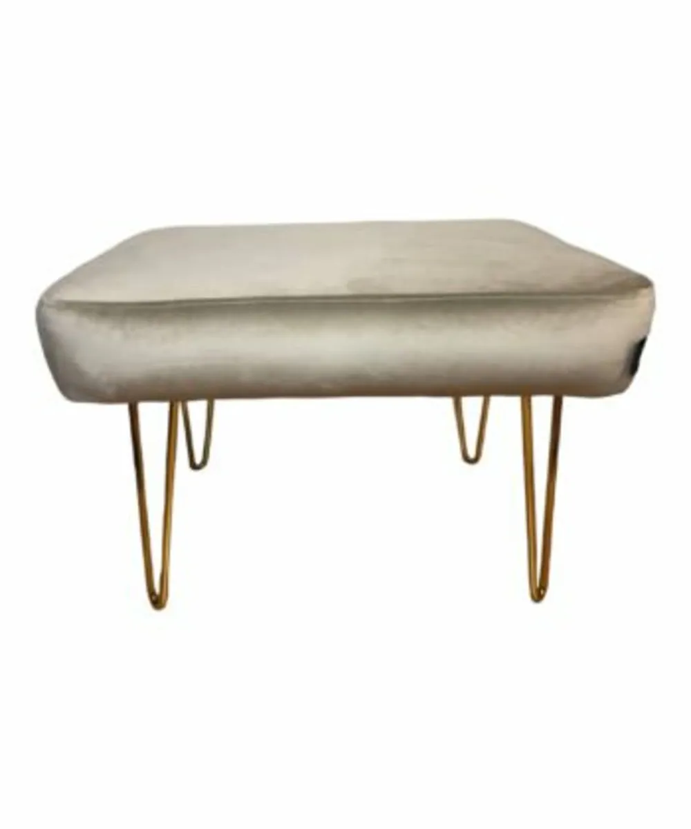 Footstool 60x40cm hairpin legs - Image 2