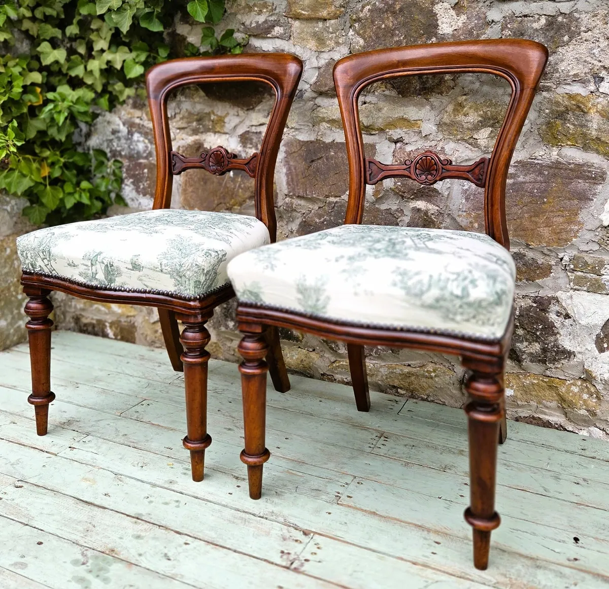 Balloon Back Chairs- Circa 1880 - Image 2