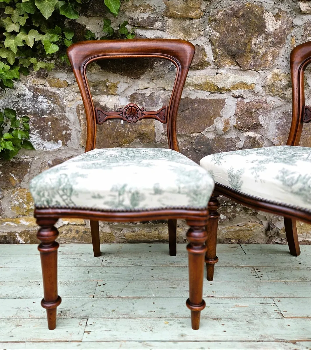 Balloon Back Chairs- Circa 1880 - Image 4