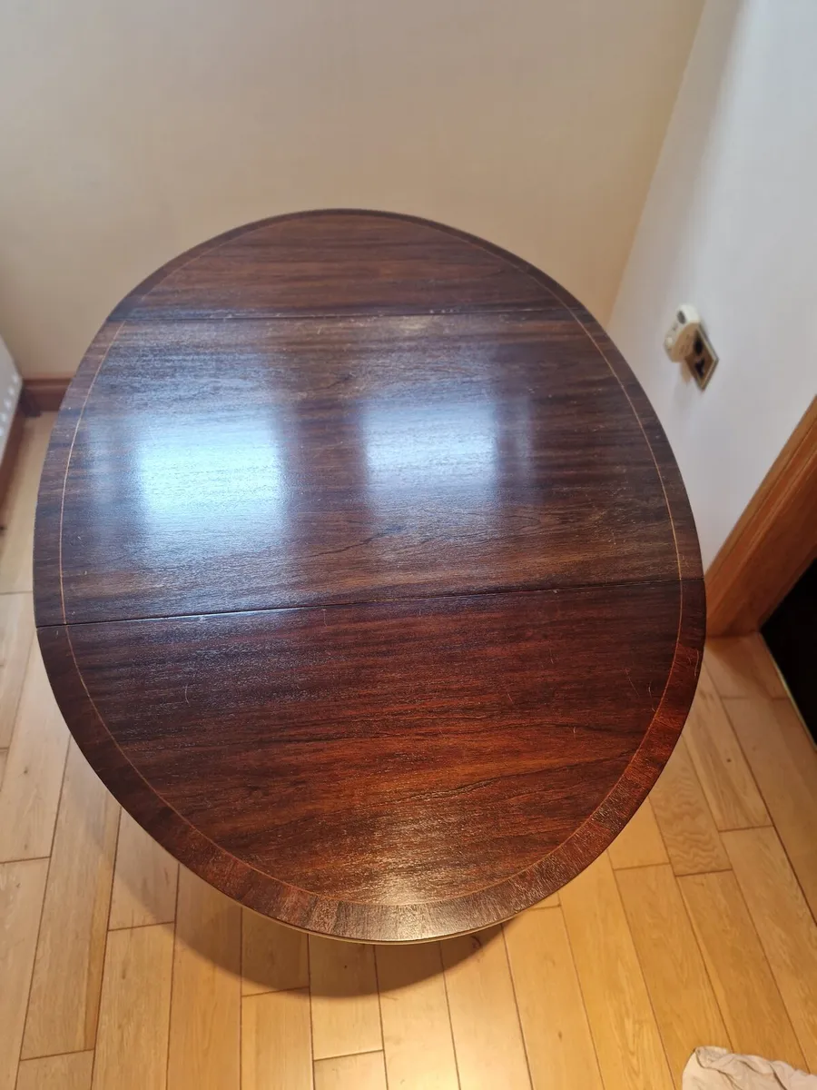 Mahogany table and 4 chairs - Image 3