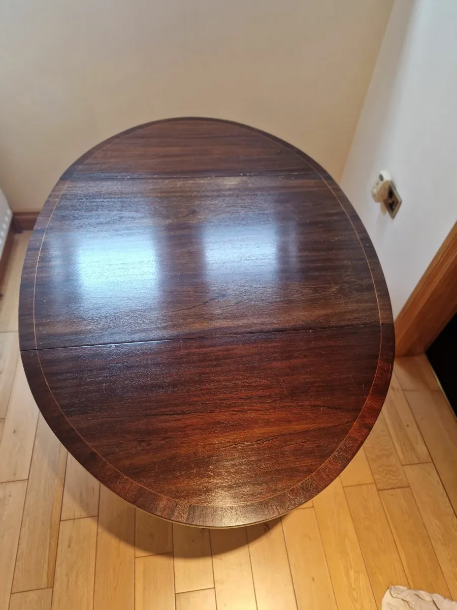 Mahogany table and 4 chairs - Image 4
