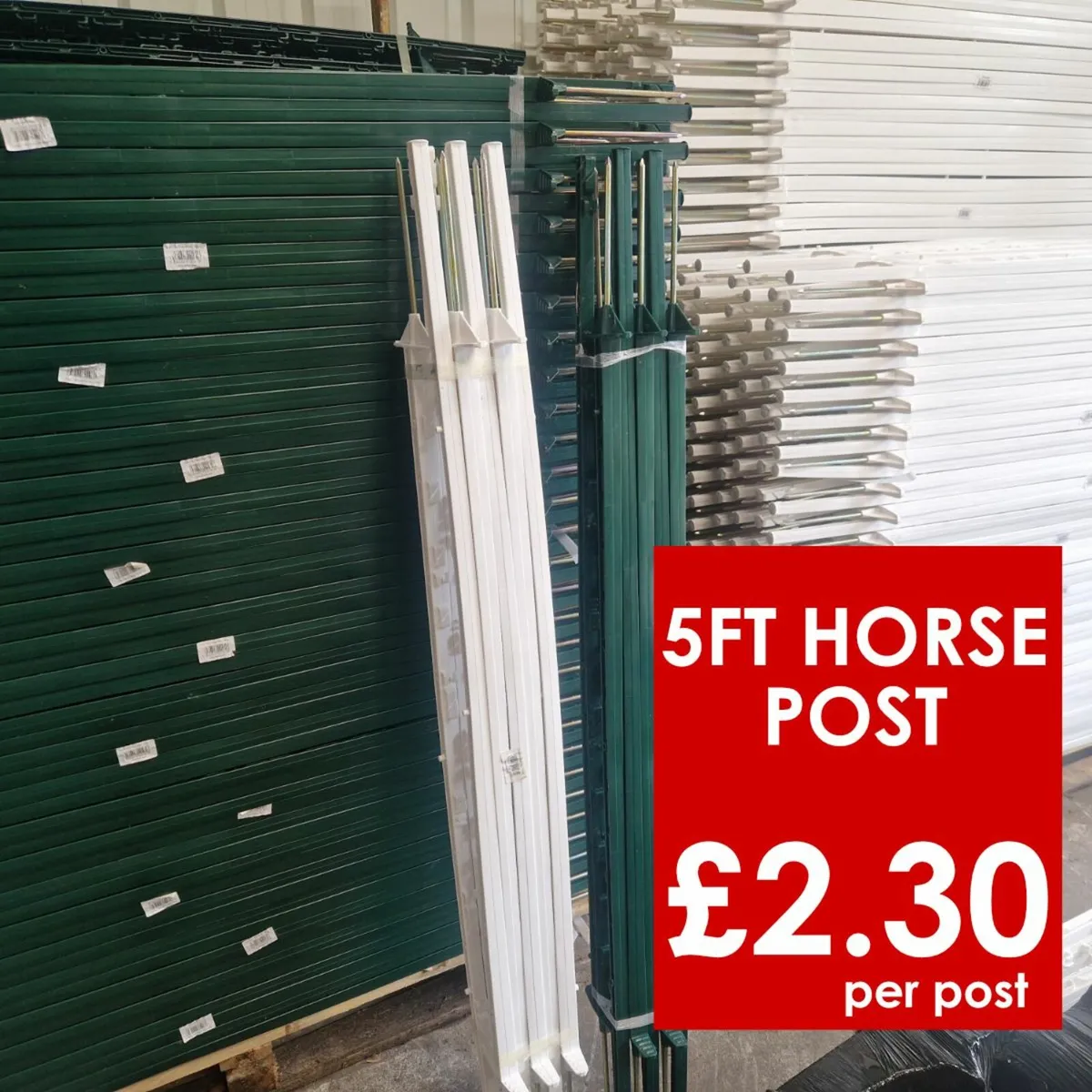 Plastic Fence Posts 3ft 5ft Heavy Duty Packs of 10 - Image 3