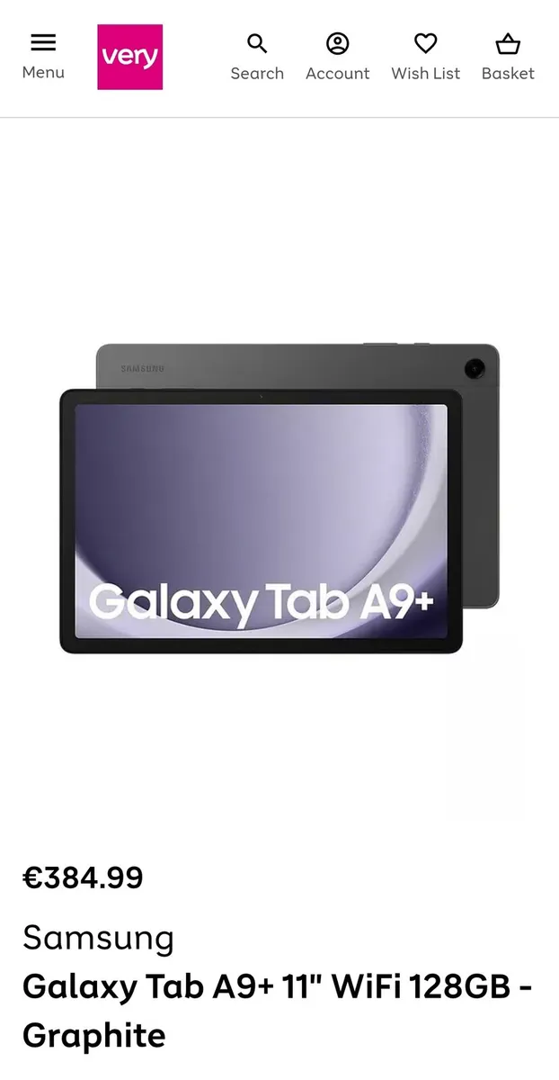 NEW Samsung Galaxy tab A9+ 128GB - Image 2