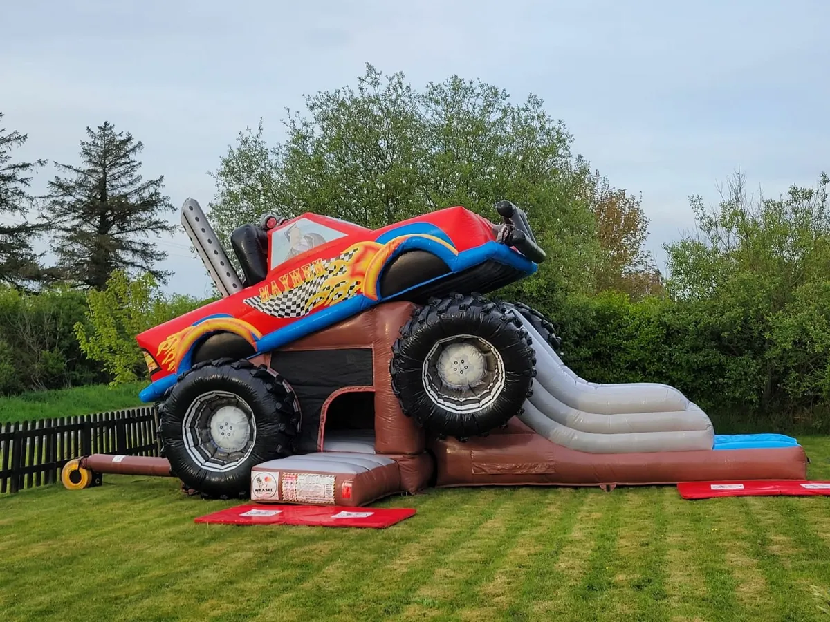 Bouncy castle monster truck
