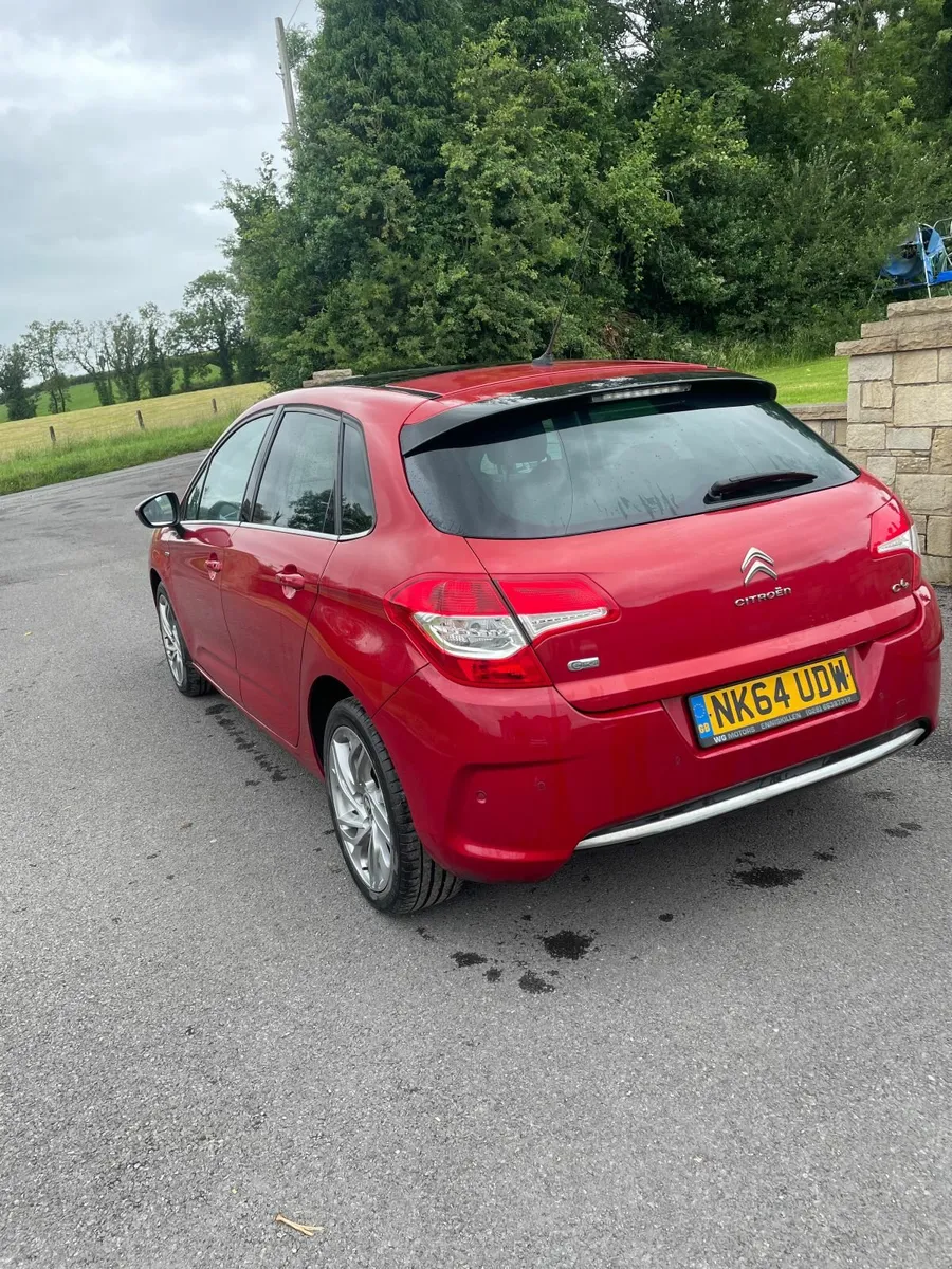 2014 Red Citroen C4 E-HDI Airdream Manual - Image 4