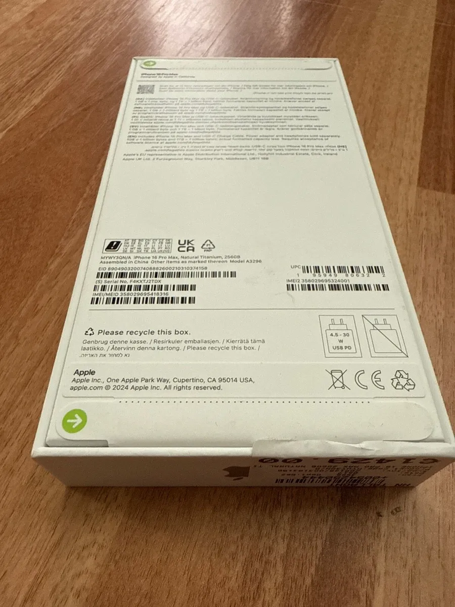 IPhone 16 Pro Max 256gb Natural Titanium Grey - Image 2
