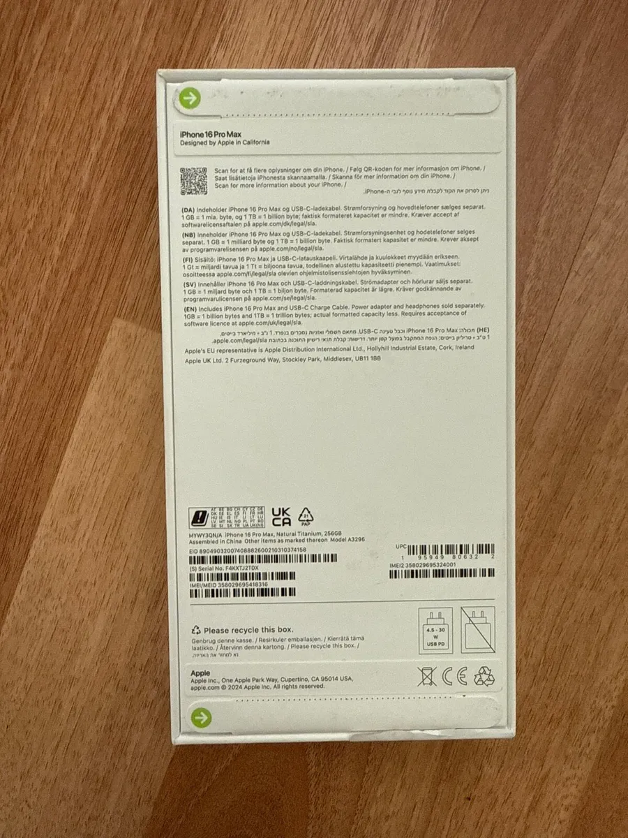 IPhone 16 Pro Max 256gb Natural Titanium Grey - Image 4