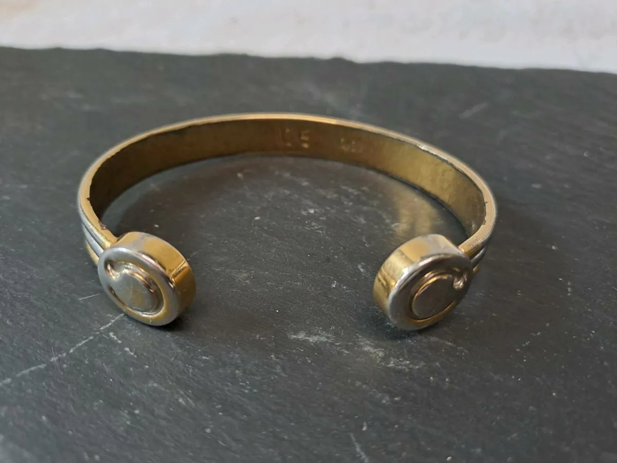 Bioflow duet magnetic bracelet gold plated - Image 2